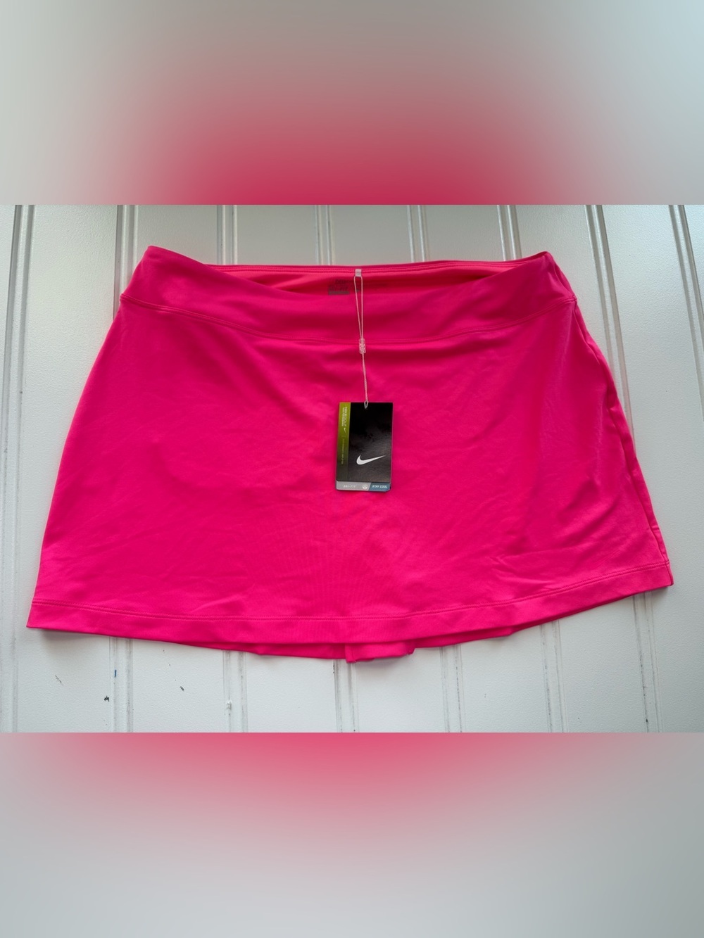 Nike Golf Dri-FIT Sport Knit Mini Golf Skirt 586842 Athletic Large Pink NEW 3043